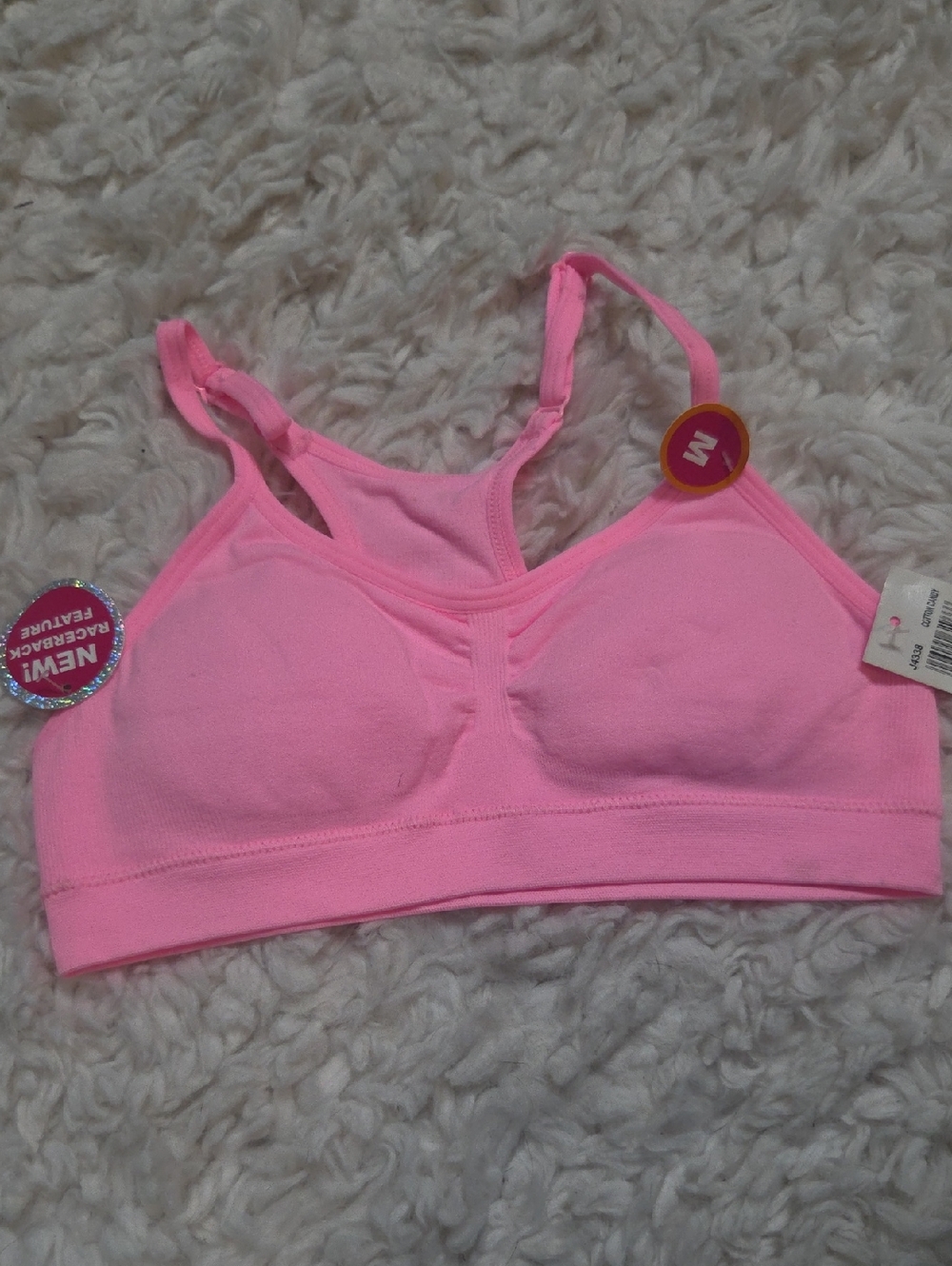 Maidenform Neon Pink Seamless Bralette for Kids